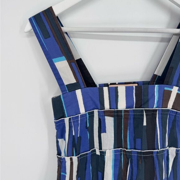 Plan C Rhythm Maxi Dress Blue Size 34 US XS - Picture 7 of 12